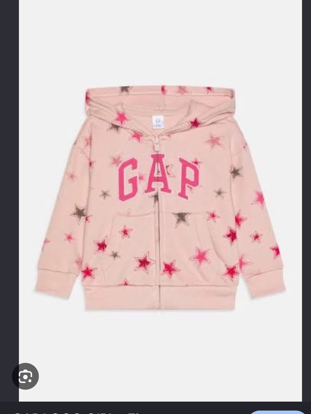Gap Baby Gap Logo star pink hoodie. Size 5T